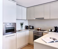 Impeccable kitchen in Chapel Street Serviced Apartment