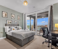 Bedroom at Hackney Wick Serviced Apartments by MySquare