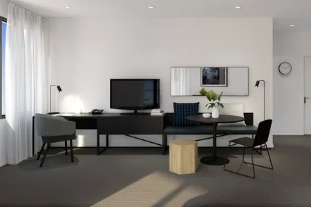 Stunning living area in Quest New Quay
