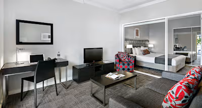 Stunning living area in Quest Campbelltown