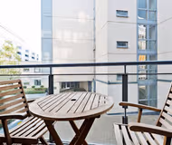 Exterior of Docklands apartment