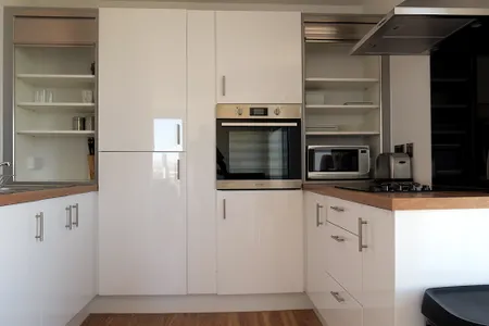 Fully equipped kitchen at Apartments in Salford Manchester