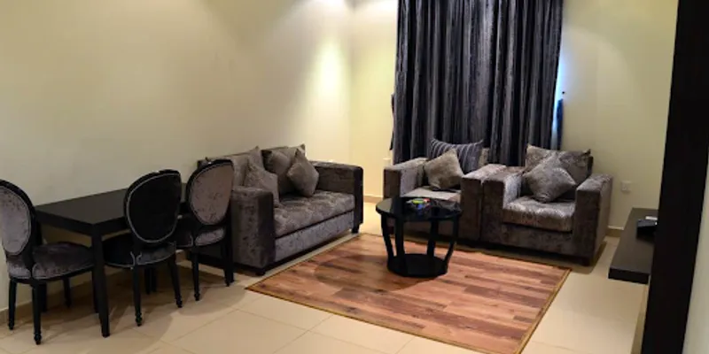 Living room at Al Barakah Street Apartments