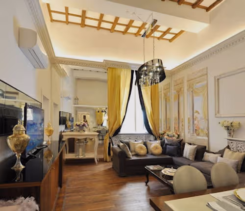 Living area at Flatinrome Navona Imperial