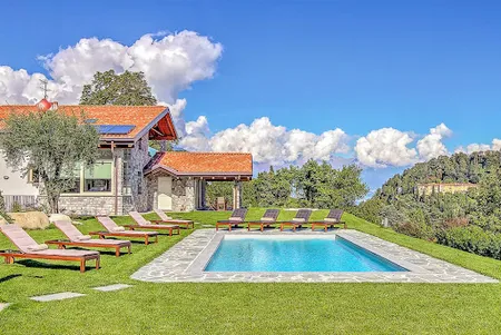 PRISTINE STONE BRICK VILLA WITH STUNNING LAKE COMO VIEWS