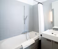 Bathroom at Brasseurs