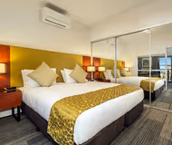 Simplistic living area in Quest Melbourne Airport