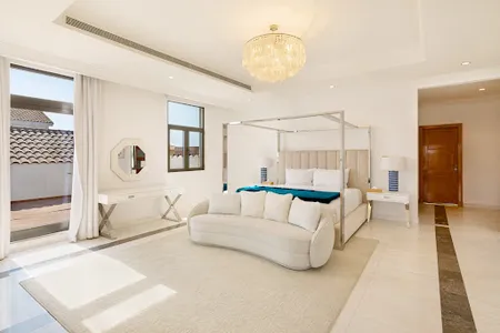Bedroom with Sofa in Dubai Villa