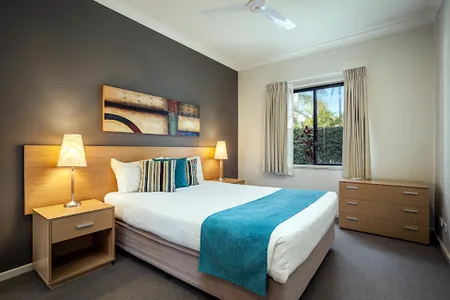 Simplistic living area in Quest Bunbury