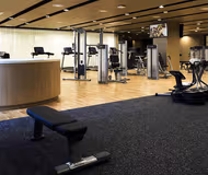 Simplistic living area in Somerset Jeju Shinhwa World