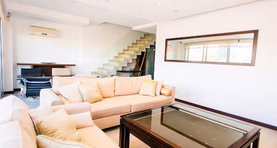 Living area at Dique Madero