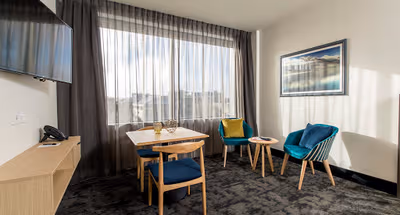 Stunning living area in Quest on Manchester