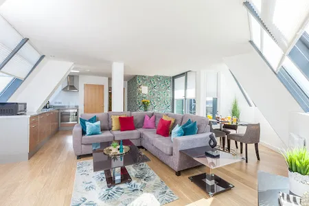 Comfy living area at Waterloo Court