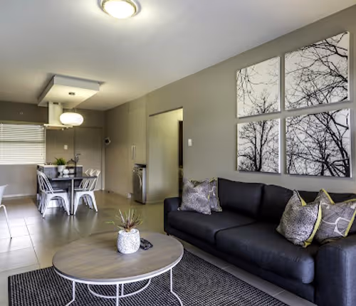 living space at Muswell Street Apartments