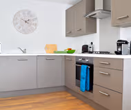 Fully equipped kitchen at Westlake Apartments