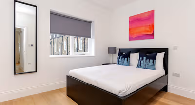 Bedroom at Kings Cross Apartments