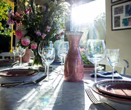 Luxury dining area at Olive Grove Porcigliano - Florence Hillside