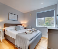 Master bedroom at High Quay