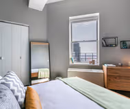 Master bedroom at Twenty Exchange Apartment #3702