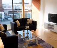 Living area at Ruislip Apartments