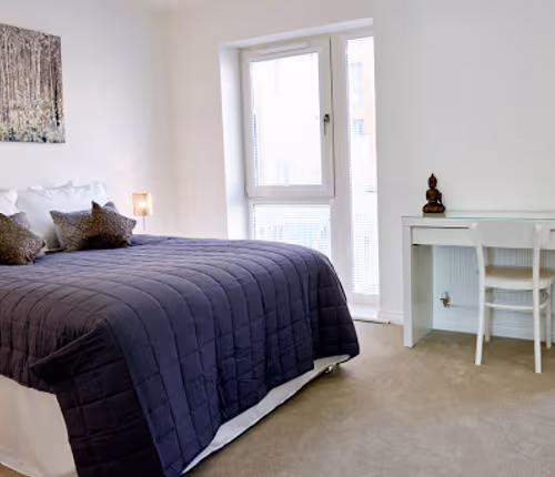 Bedroom at Campbell Park Apartments in MK apartment