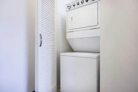 Fully furnished bathroom at North Lake Shore Drive Serviced Apartment, Streeterville