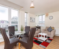 Living area - 2 bed apartment