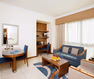 Comfy living area at Al Rawda Arjaan Serviced Apartments, Nahyan Camp