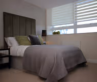 Luxury bedroom at Skyline House