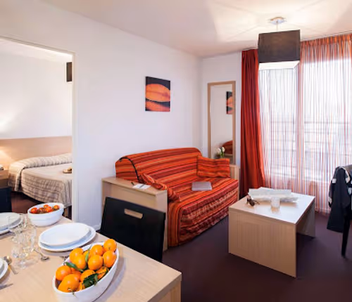 Living area at Saint Louis Basel