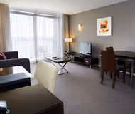 Stunning living area in Quest Caroline Springs