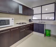 Fully equipped kitchen at Miel Apartment