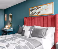 Bedroom at The Mercian 1 VII - 1BDR | Games room | Sky Lounge