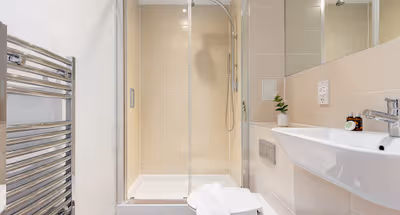 Bathroom at The Hackney Studio Apartments