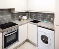 Fully equipped kitchen at The Berkeley Apartment