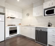 Spacious living area at Quest Sanctuary Lakes