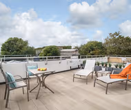 Extra space at loft apartment