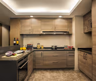 Full kitchen at Ascott IFC Guangzhou