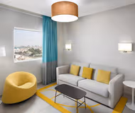 Living area at Malik Road Serviced Apartment