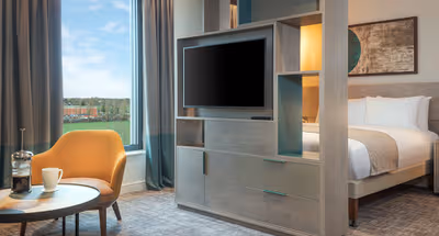 Bedroom at Heathrow apartment