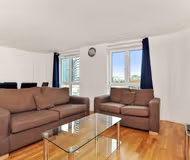 Living room at City Apartments