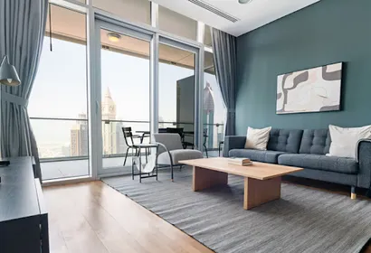 Al Mustaqbal Street Serviced One Bedroom Apartment