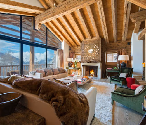 A MAGNIFICENT CHALET IN THE SKI RESORT OF VERBIER
