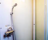 Stunning living area in Omori Apartments