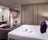 Comfy living area at Citadines Grand Central Sri Racha