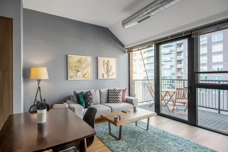 Bright living area at West Scott Street #605 Serviced Apartment, Oldtown