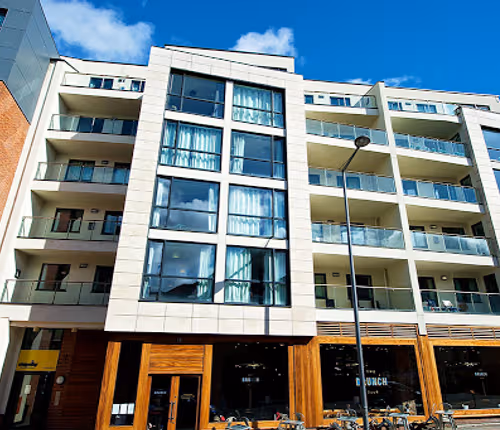 Exterior of Duke Street Aparthotel in City Centre