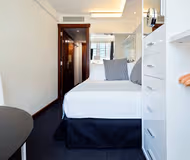 Single bed bedroom at Albany Street Apartments in Camden