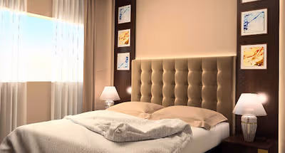 Bedroom at Olaya Street Apartments