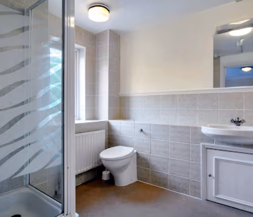 Bathroom at Maida Vale apartment